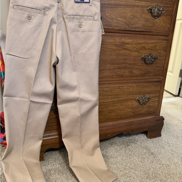 Authentic Galaxy School Uniform Khaki Adjustable Boys Pants Size 8 - Picture 3 of 3